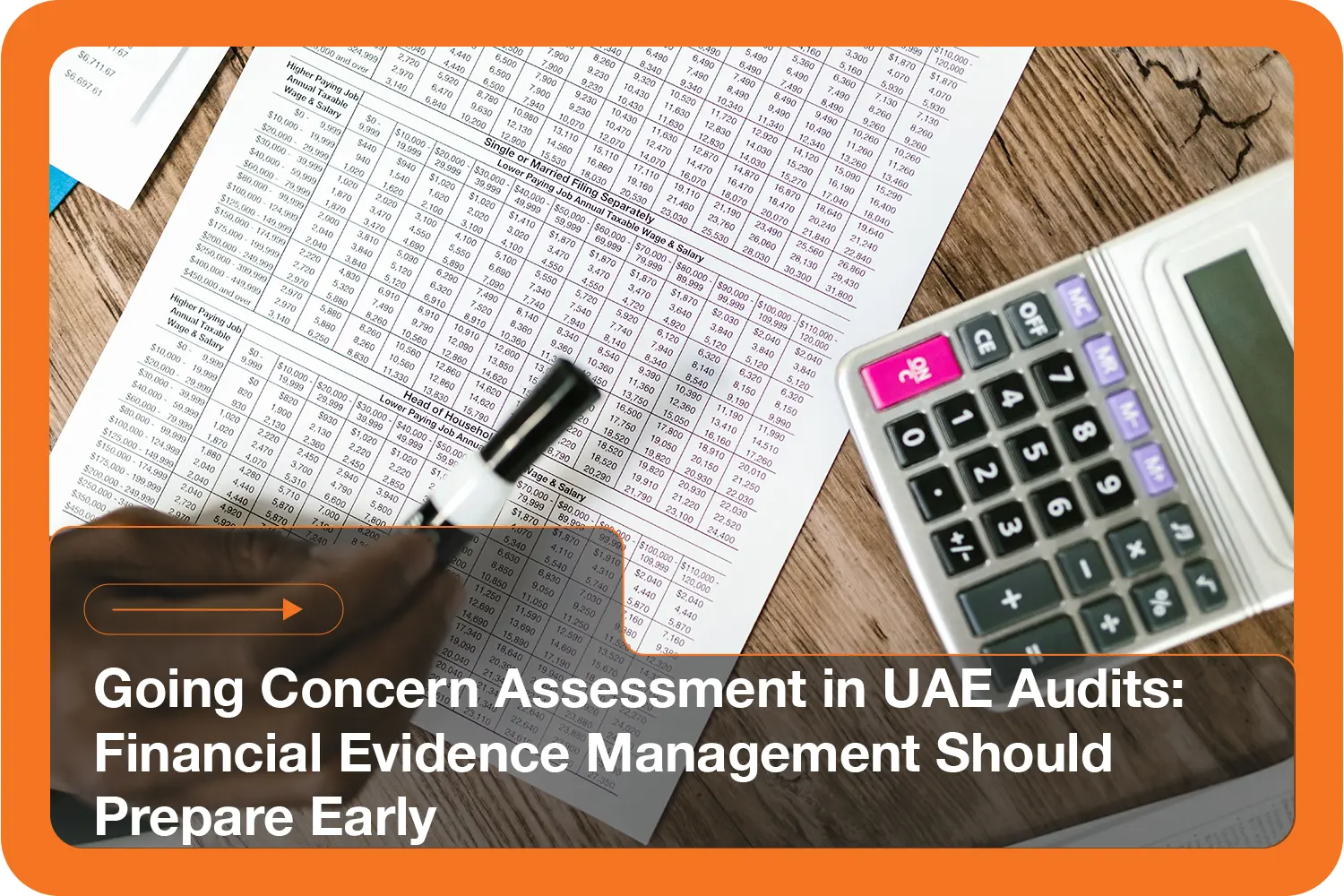 going concern assessment UAE audit